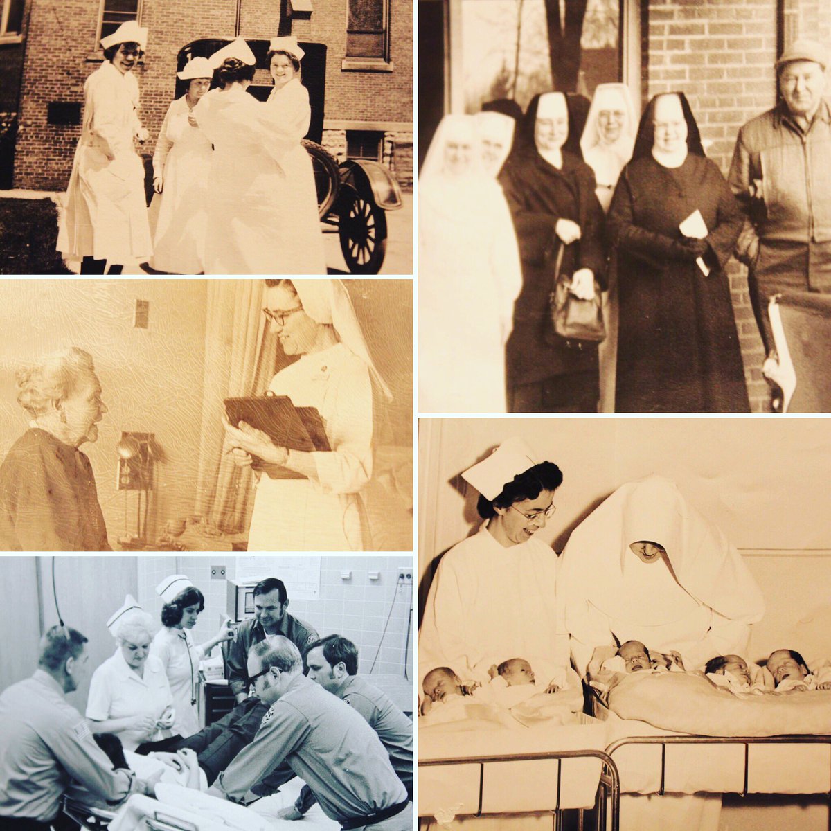 stvgb's tweet photo. #TBT: In honor of National Catholic Sisters Week here are photos of the Hospital Sisters of St. Francis, who founded us in 1888. https://t.co/7PmRdwfX4m