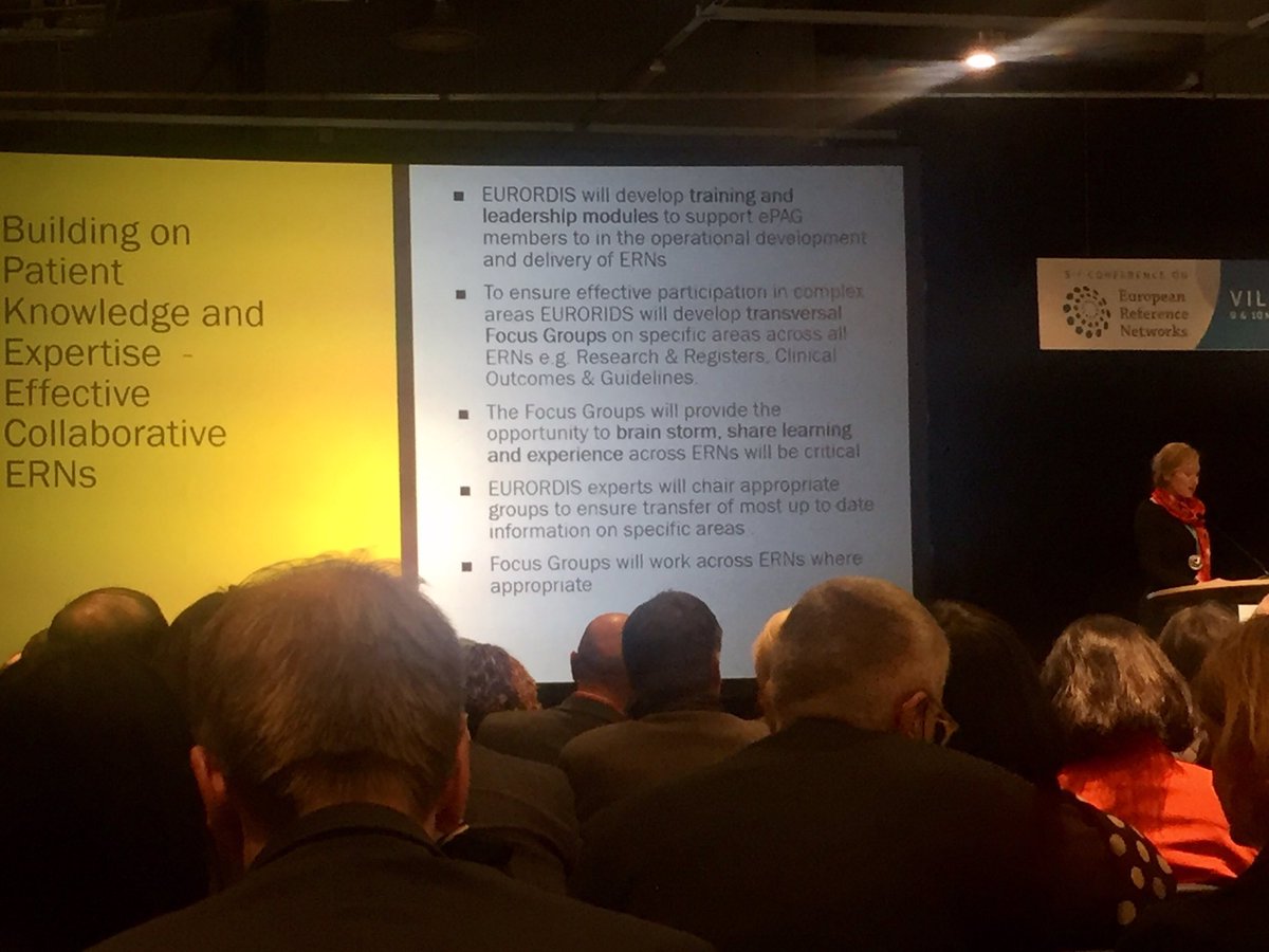 Planning to support patients in their role as leaders within the ERNs - <a href="/avrilbdaly/">Avril Daly 💚</a> #ERNeu