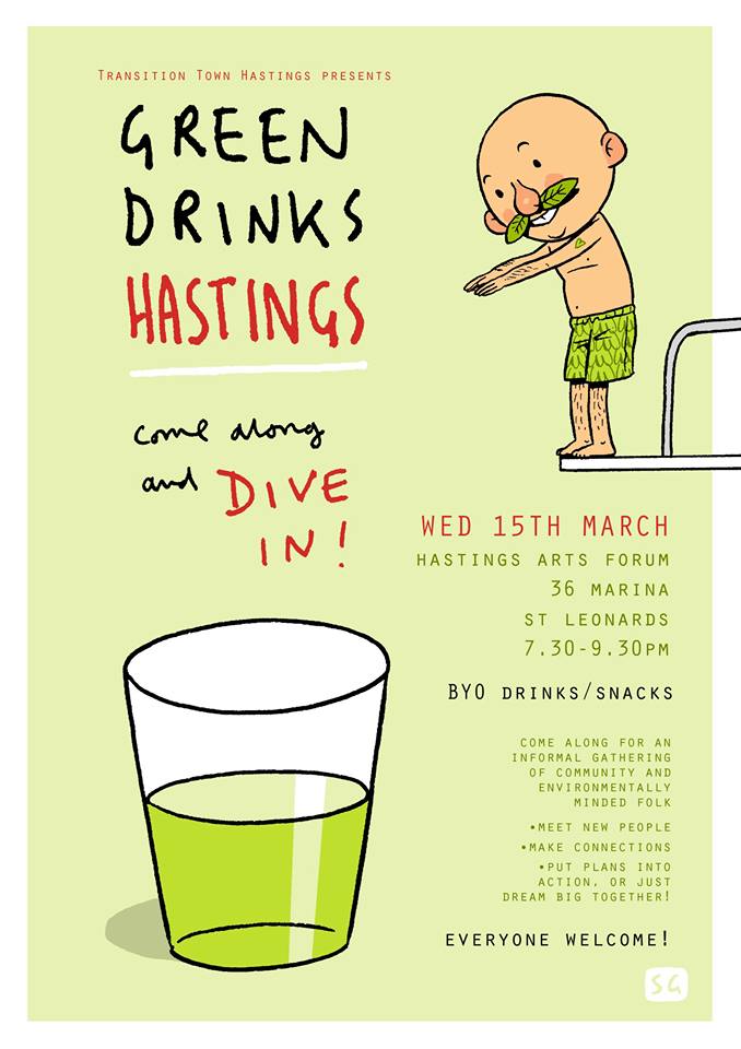 bargain_studio's tweet photo. 🌿🍻  N E X T   W E E K !  🍻🌿 

Green Drinks is now being hosted at the excellent Hastings Arts Forum. All welcome!

#Hastings #StLeonards https://t.co/CKYxkLtrkw