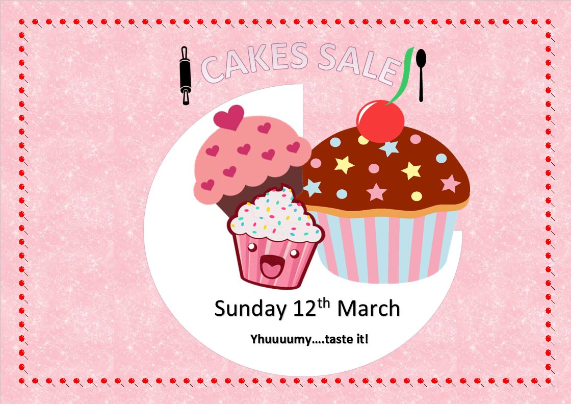 YMCA Release Young Carers Team will be at St. James Church on Sunday at 9.30am selling cakes so pop in and say hello! 🍰🎂😋