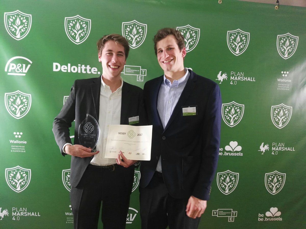 covevent's tweet photo. We've been elected as "student startup of the year" @SESSYAwards @UStartClub Proud of our achievements #TogetherWeGrow #CarpoolYourEvent https://t.co/6VXhslNmCS