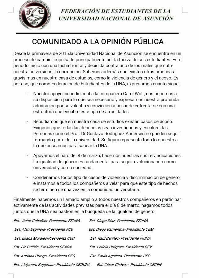 decile_gracias's tweet photo. #NiUNAcosoMas #RodriguezAndersen @marangatuma @esperanza_py @indperiodico @DoctorMime @UltimaHoracom @ABCCardinal https://t.co/ifboZRq5h5