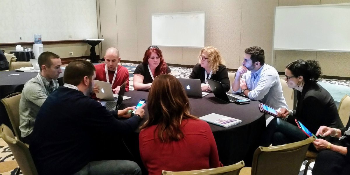 RebeccaWilk1's tweet photo. Learning how to coach new PL teachers #SyraFuse #SXSWEdu #highlanderinstitute https://t.co/2kDklqcDGO