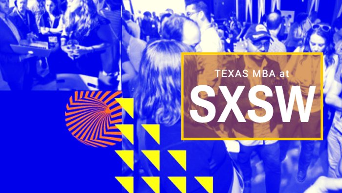 UTexasMBA's tweet photo. Guide to #TXMBA @sxsw: https://t.co/TNxElTFFFd #Entrepreneurship Night, #MBA &amp; @UTexasMSTC startups, @UTAustin panels, &amp; more! #WhyMcCombs https://t.co/VQMKTTw05Y