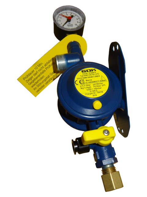 Have you seen the New #GOK Bulkhead Marine Regulator? Sail with peace of mind. #ItsGotToBeGOK #Safetyatsea #Marine #Yacht #Boat #LPG ⛵️