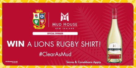 onestopstores's tweet photo. It’s competition time again! RT & follow us to win 1 of 5 official British & Lions Jerseys! T&Cs apply: https://t.co/kMvqSQKcmd #ClearAsMud https://t.co/eNz57jzu6c