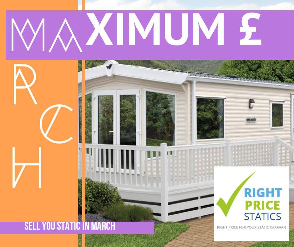 RightPrice17's tweet image. Looking to sell your static Caravan, get the best price in March. Contact us for a free valuation.