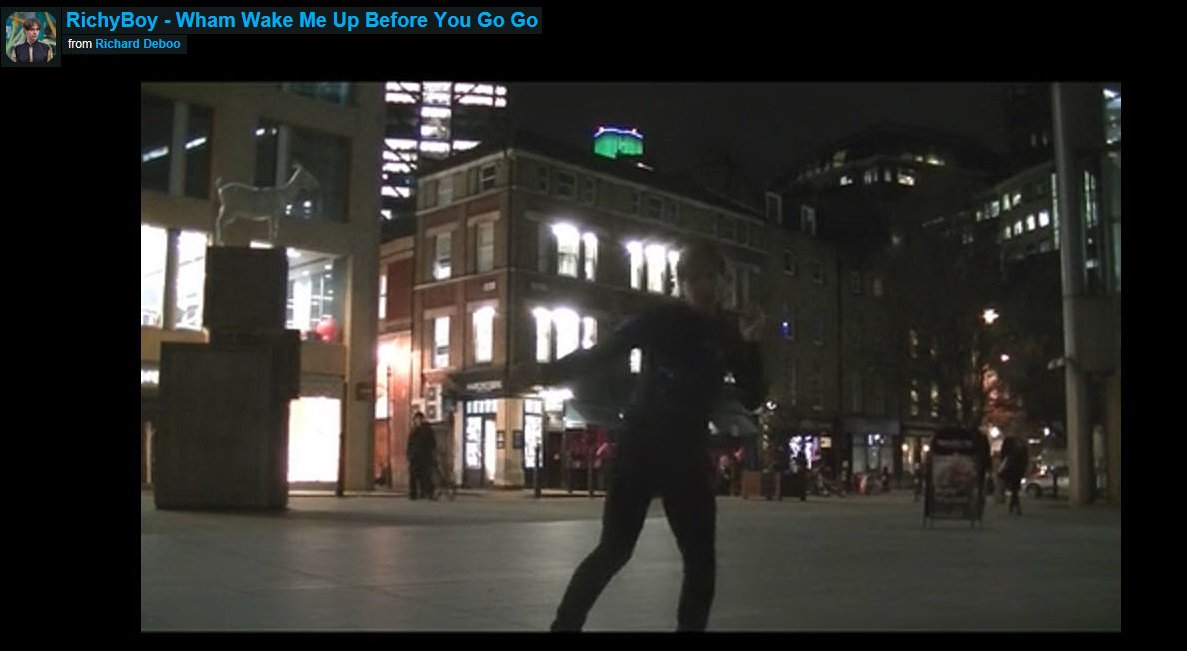 vimeo.com/channels/richy… #RichyBoy#dances to #Wham outside the <a href="/Beatone/">beatone</a> #bar in #LiverpoolStreet #London #georgemichael <a href="/London/">London</a> <a href="/TheCity/">stitches</a>