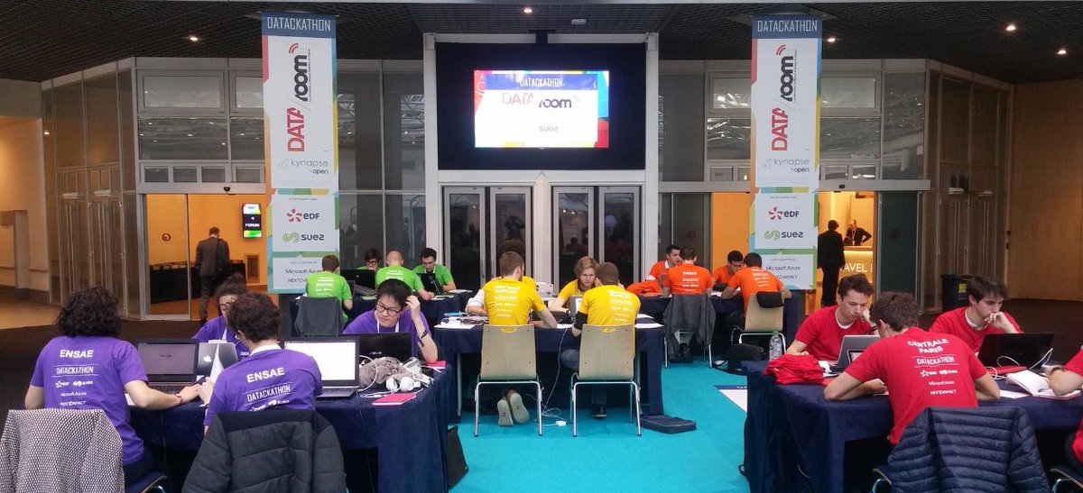 Open_ESN's tweet photo. Résultats du #Datackathon dans 1️⃣0️⃣ 🇲️🇮️🇳️  ⏰!
Quelle équipe aura proposé le meilleur algorithme et la meilleure data viz ? #ROOMn2017 https://t.co/5XXAf2t2Kk