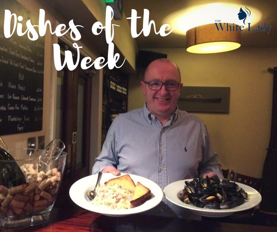 whiteladyhotel's tweet photo. We couldn't decide on just 1 dish...so we have 2 #DishesOfTheWeek , our famous #HavenShellfish Mussels, and creamy Carbonara! #Kinsale https://t.co/oJIe2BetN7