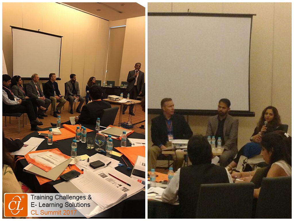 commlabindia's tweet image. Panel discussion: Enabling & restraining factors in #eLearningimplementation at #CLsummit2017