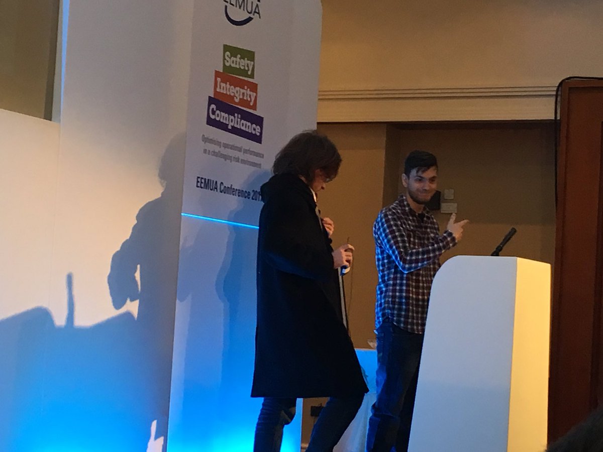 Brilliant keynote with Cal Leeming and Darren Martyn #Eemua2017