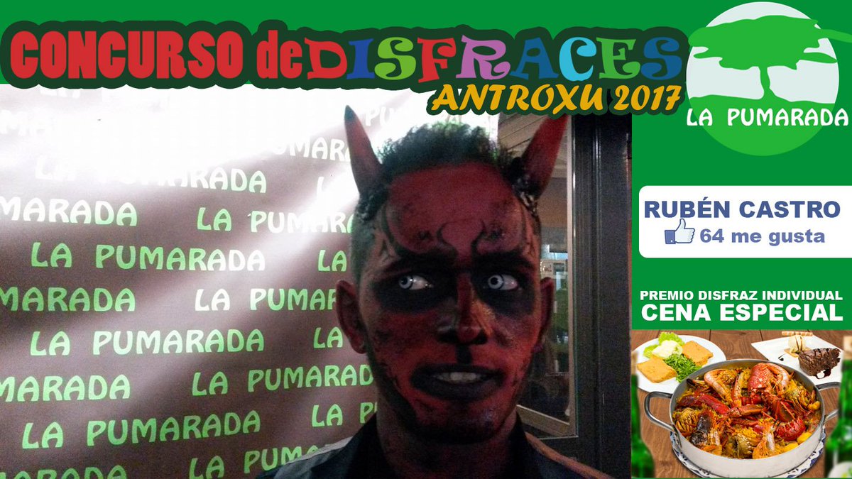CONCURSU ANTROXU 2017
premio disfraz individual