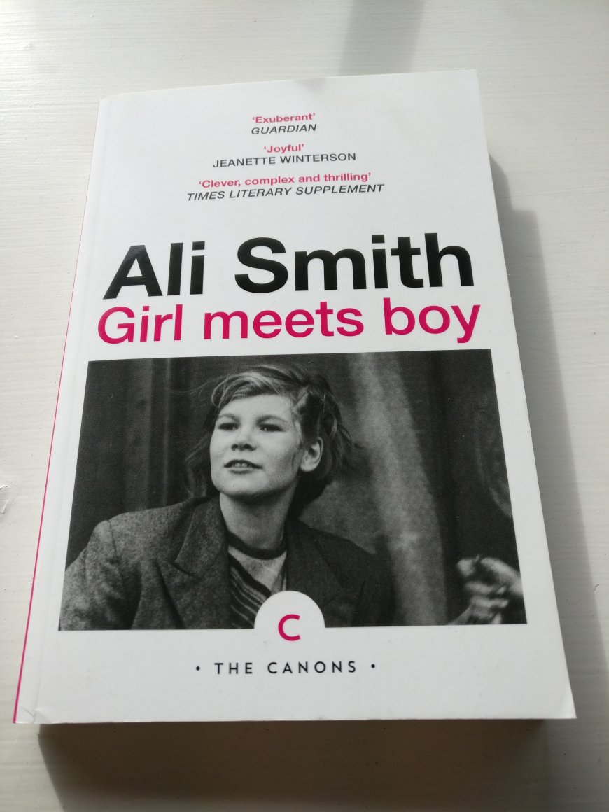 Tiny Book Club Today I M Starting Girl Meets Boy By Ali Smith Let Me Know What You Think Of It If You Get A Copy Too