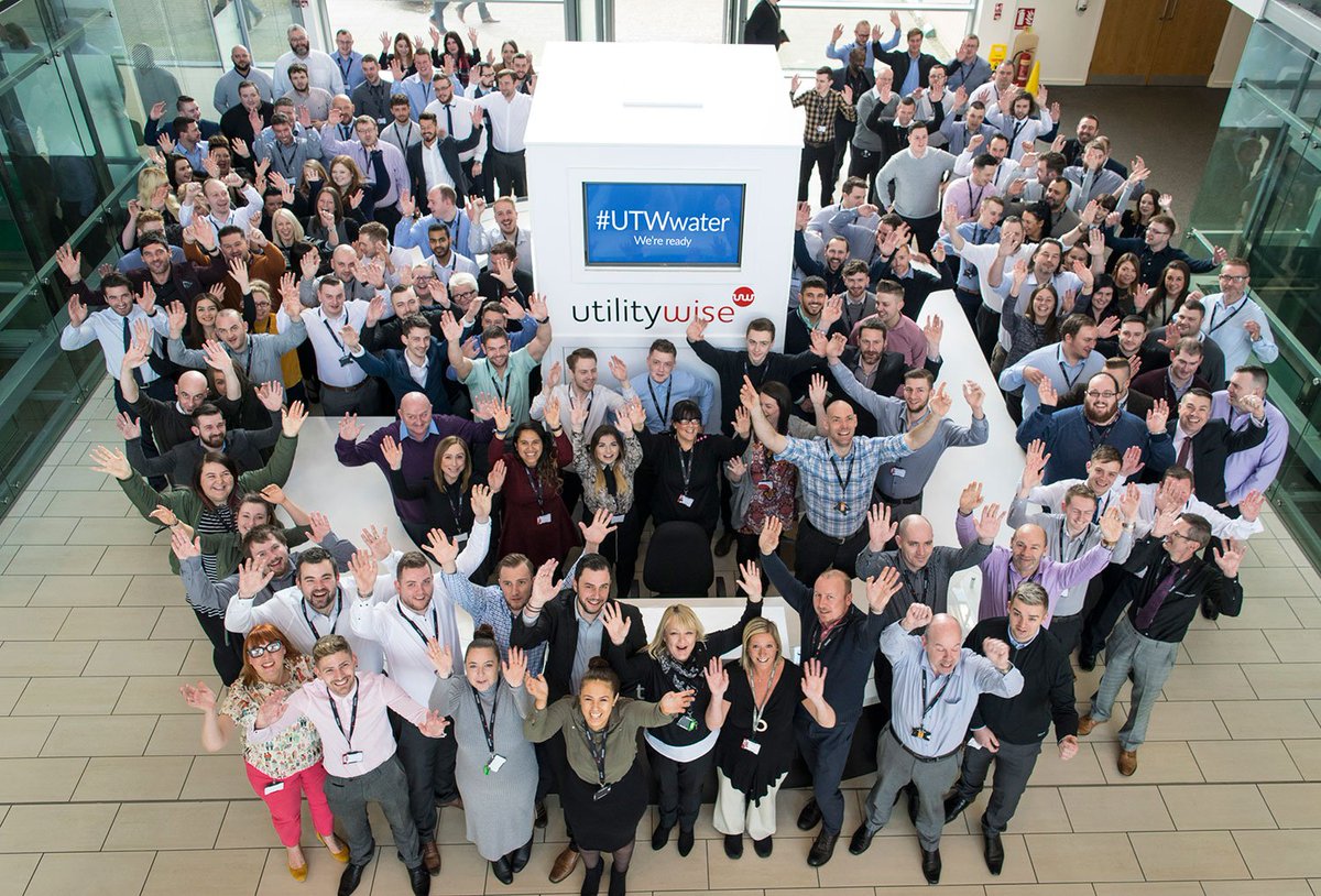 utilitywiseplc's tweet photo. From April 1, English businesses will be able to switch water supplier. Our water team is ready for #WaterDeregulation - are you? #UTWwater https://t.co/CTLgF42QpR