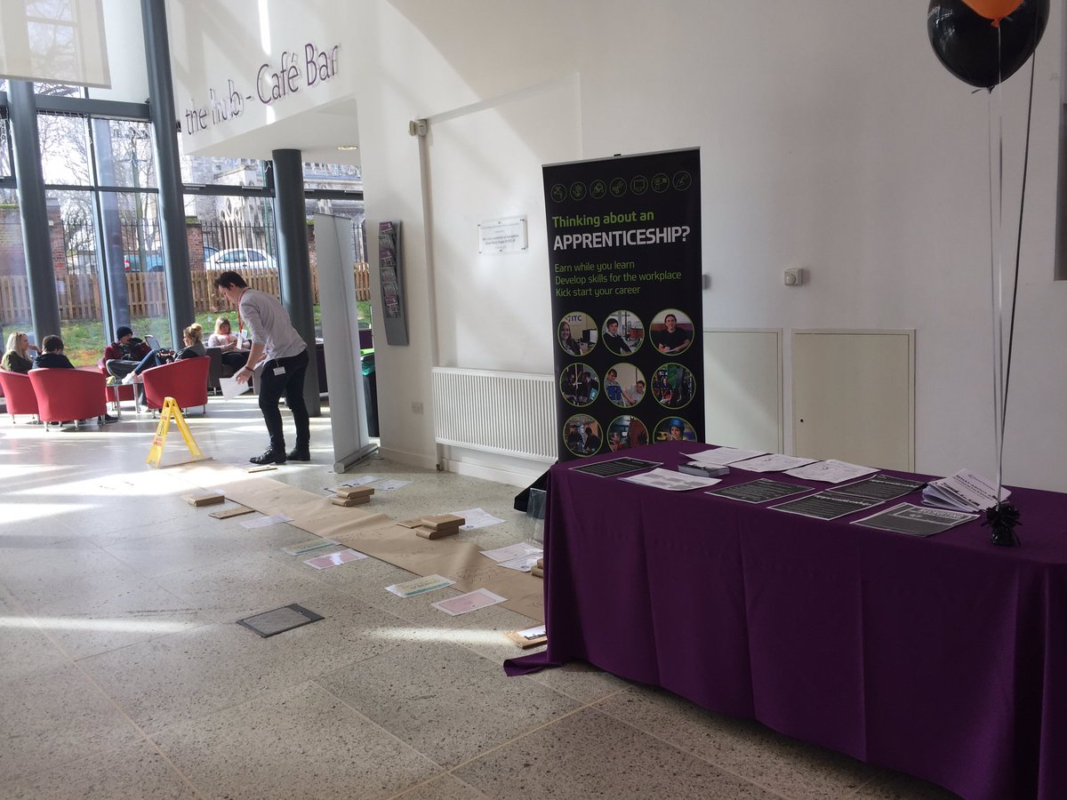 sotoncareers's tweet photo. At @city_college talking about traditional and degree apprenticeships. #NAW2017 #CCSopenevent https://t.co/mXdE2kwoEU