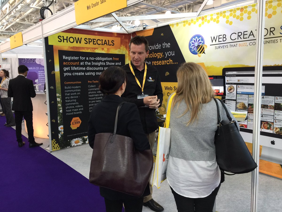 Day 2 is in full swing. Come by for demo @InsightShow #insight17 <a href="/webcreatorsuite/">Web Creator Suite</a> Stand IE502 #mrx