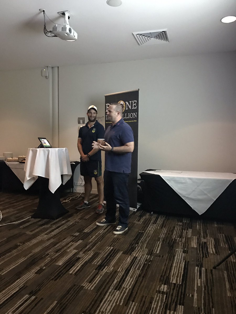 ColmJMaguire's tweet photo. A big thanks to our long term partner @BLK_SPORT &amp; @tyronbrant for the support of our @touchfootyaus ambassador program! https://t.co/CpbfNU0DTh