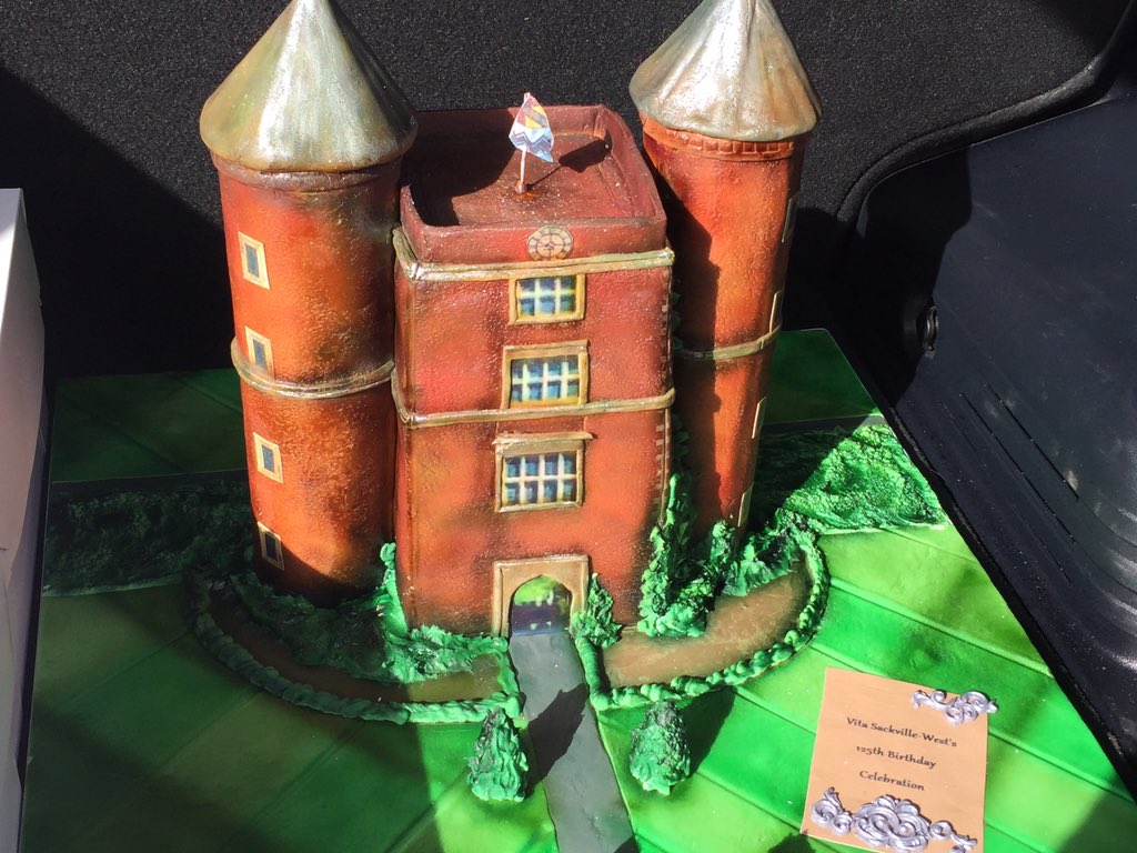 SissinghurstNT's tweet photo. It's Vita's 125th birthday today and we are celebrating in true @nationaltrust style, with cake! https://t.co/4NUDzS8Gm3
