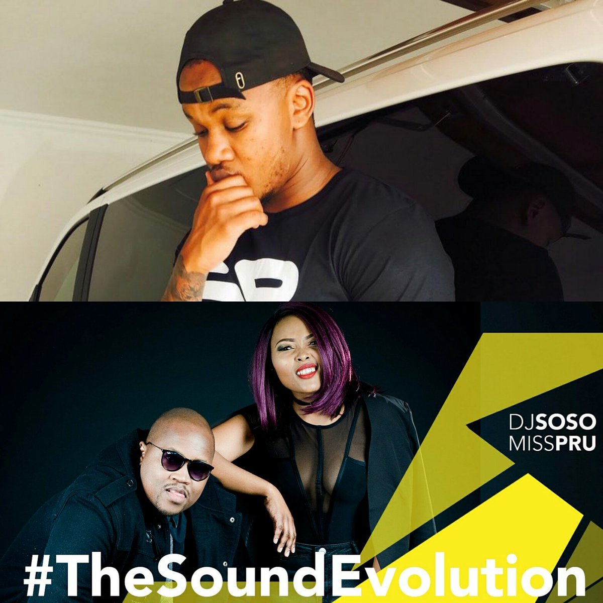 IamDJSOSO's tweet photo. Chilling Ambitiouz Entertainment new artist KLY tonight on #TheSoundEvolution @TouchCentralFM with @MissPru_Dj https://t.co/br9FqUTV2e