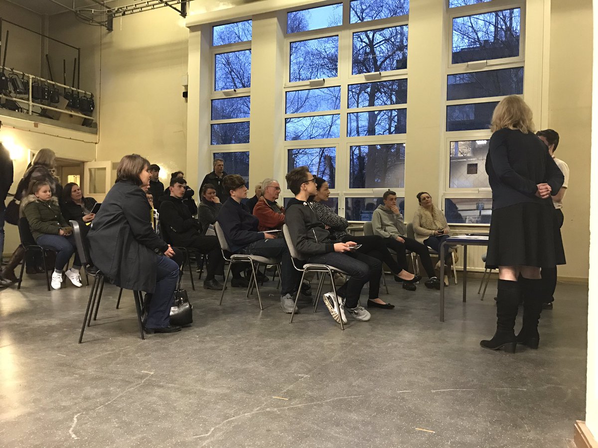 Helen and Ryan (one of our apprentices) conducting one our apprenticeship speeches last night at our open event at @FEBrooklands
