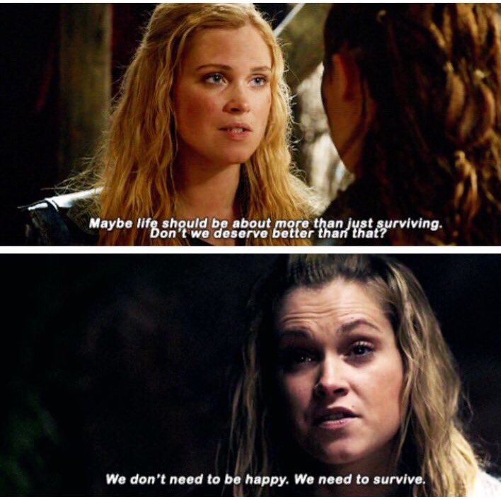 unkn_Parameter's tweet photo. Clarke's live with and without Lexa. https://t.co/NBCCkMVipt