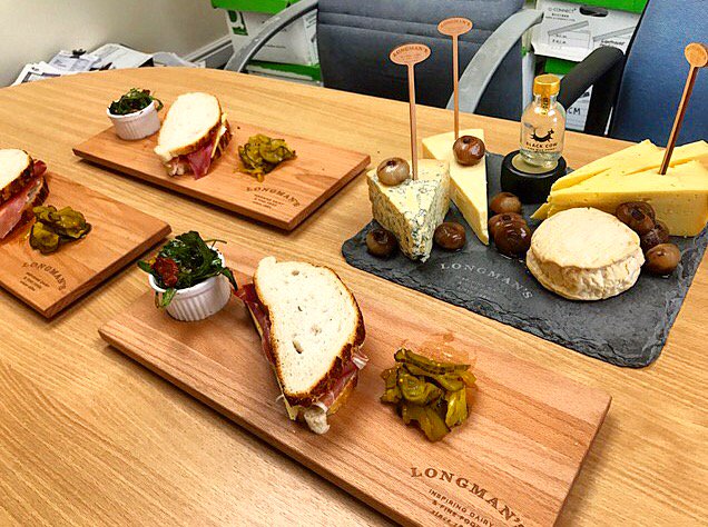 LongmanCheese's tweet photo. Transforming the Board Room into a fully fledged deli counter! #longmans #cheese #workperks #lunchinginstyle #deli #sandwiches https://t.co/wr8RVAWYE6