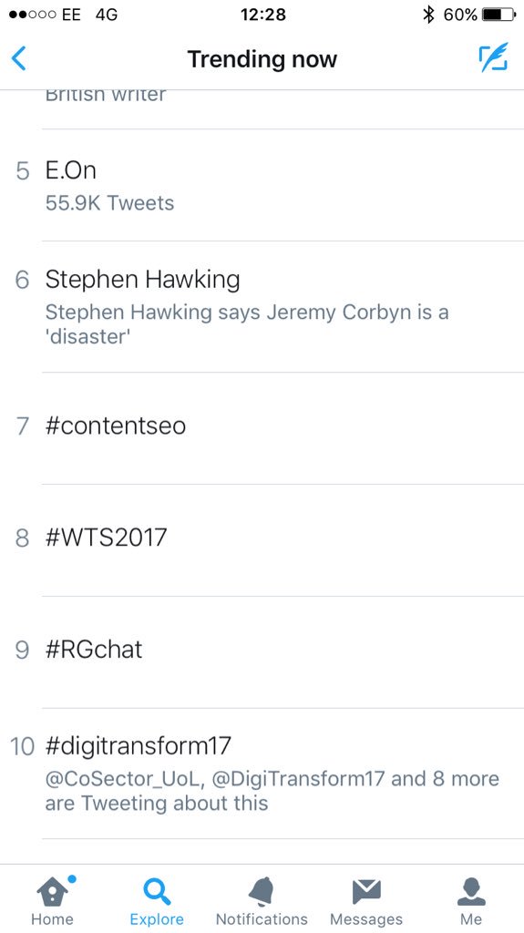 JaneA_Comms's tweet photo. @DigiTransform17 I see your top 20 and raise it to top 10 on day of @CoSector_UoL #DigiTransform17 event 👏👏👏👍 https://t.co/2D1XXcFtEU