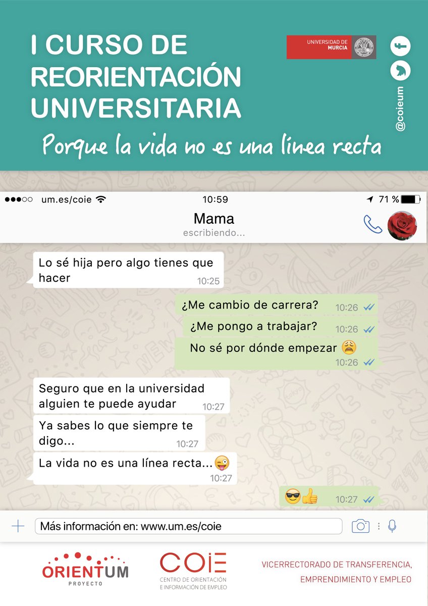 coieum's tweet photo. ¿Quieres cambiar o abandonar tus estudios universitarios? Tú también puedes remontar este partido. https://t.co/AFJ5ElOlja https://t.co/hALkThCWvM