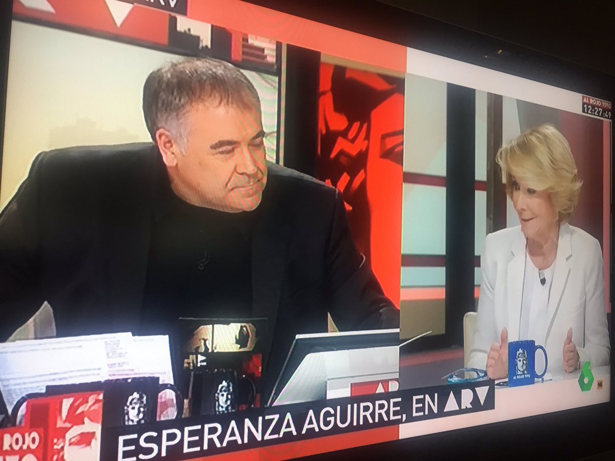 _anapastor_'s tweet photo. Arranca fuerte el tema. Ferreras recordando a Aguirre que miente. @DebatAlRojoVivo https://t.co/3e9I5JTgPD