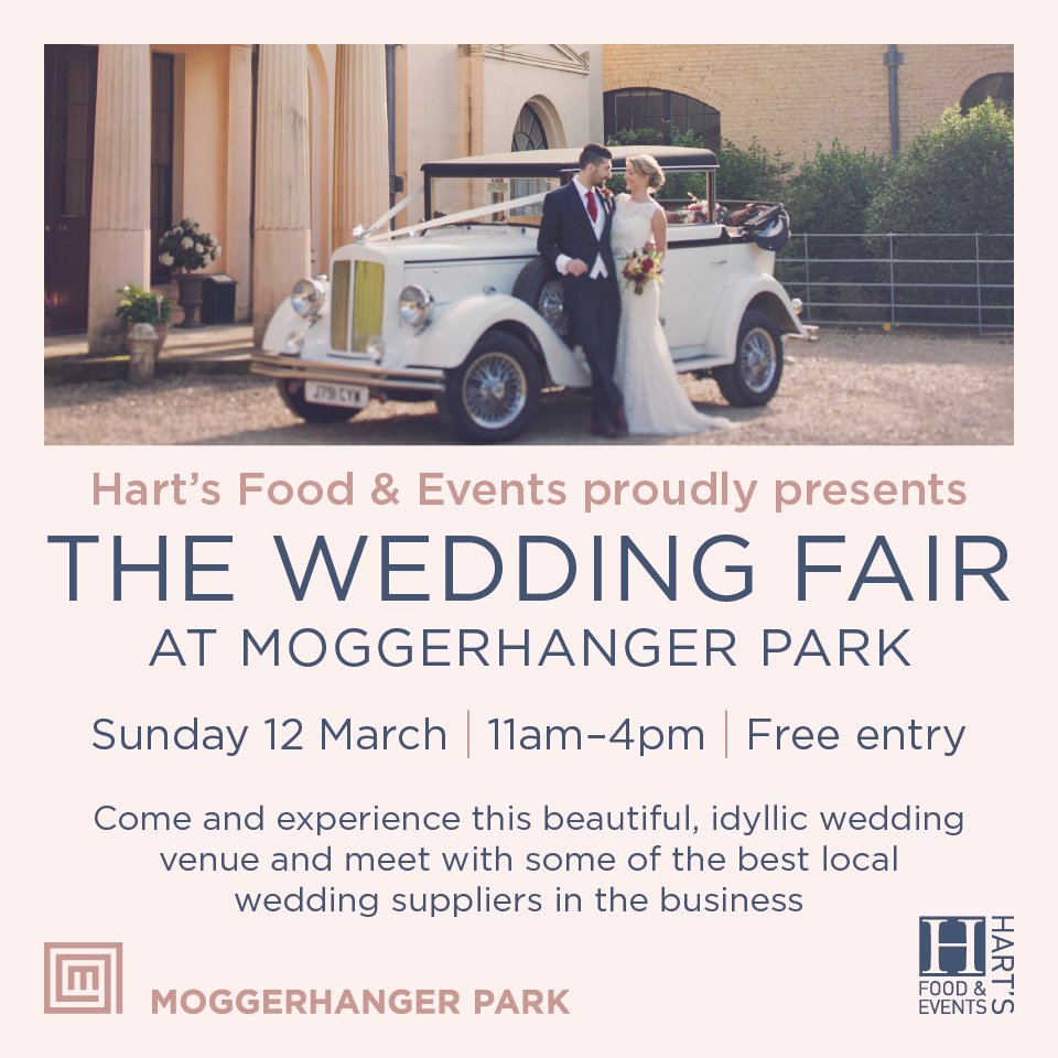 Hartscatering's tweet photo. Calling all ENGAGED couples!! This Sunday #savethedate come &amp; experience the beauty of @moggerhangerPK #weddingfair - Outstanding suppliers! https://t.co/0HRCrUs6Op