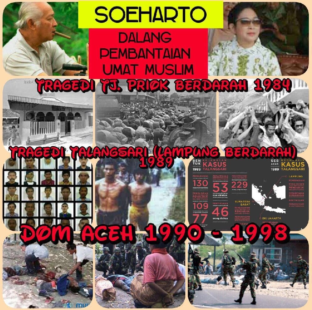 oliv_nad's tweet photo. masih kah anda rindu dengan soeharto setelah lihat gambar ini ? @UstadTengku @aniesbaswedan #JasmerahSoeharto cc @maklambeturah https://t.co/eFw0hP6JAd