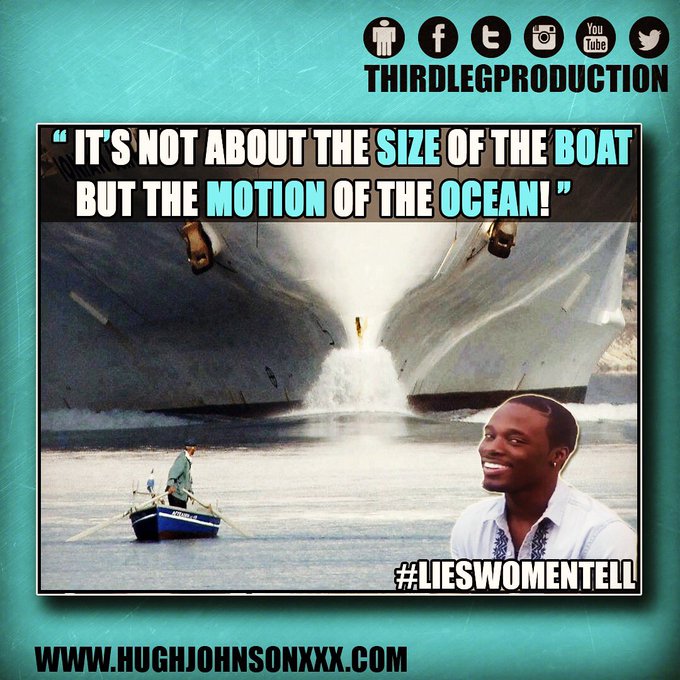 But bigger boats make bigger motions?🤔 😂⛵️🚢 #lieswomentell #whyyoualwayslying #teambigdick #sizematters<a href="/tag/lieswomentell"class="tags">#lieswomentell</a><a href="/tag/bigdick"class="tags"><span>#bigdick</span></a><a href="/tag/meme"class="tags"><span>#meme</span></a><a href="/tag/bigcock"class="tags"><span>#bigcock</span></a><a href="/tag/sizematters"class="tags"><span>#sizematters</span></a><a href="/tag/teambigdick"class="tags"><span>#teambigdick</span></a>