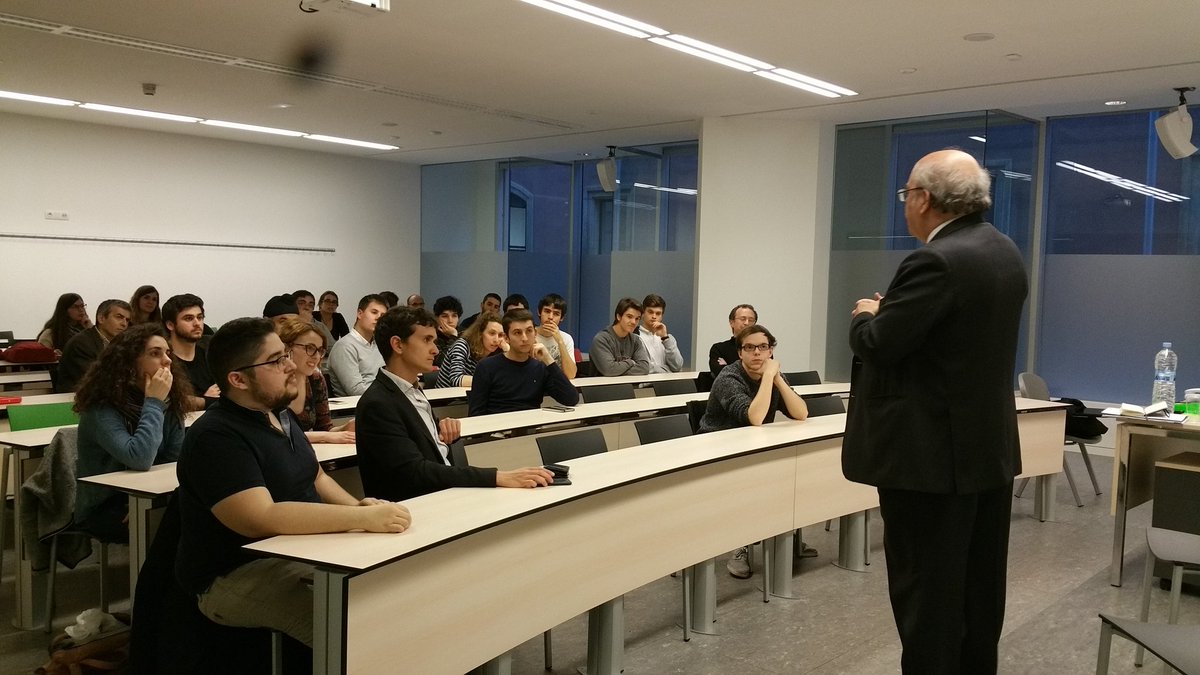 NettalkingCat's tweet photo. Ahir vam tenir un interessantíssim col·loqui amb Andreu Mas-Colell. Gràcies al doctor i conseller, i a tots els assistents per venir. https://t.co/IqFxqjlIyf