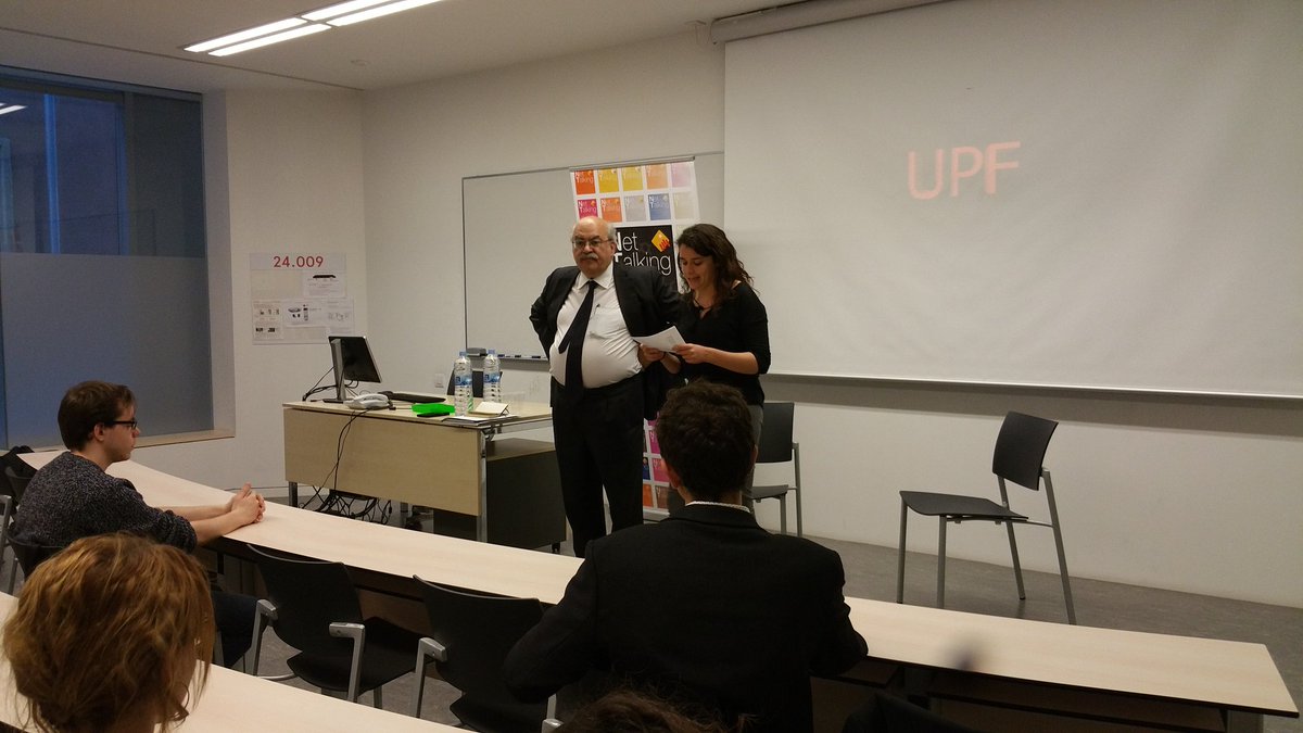 NettalkingCat's tweet photo. Ahir vam tenir un interessantíssim col·loqui amb Andreu Mas-Colell. Gràcies al doctor i conseller, i a tots els assistents per venir. https://t.co/IqFxqjlIyf