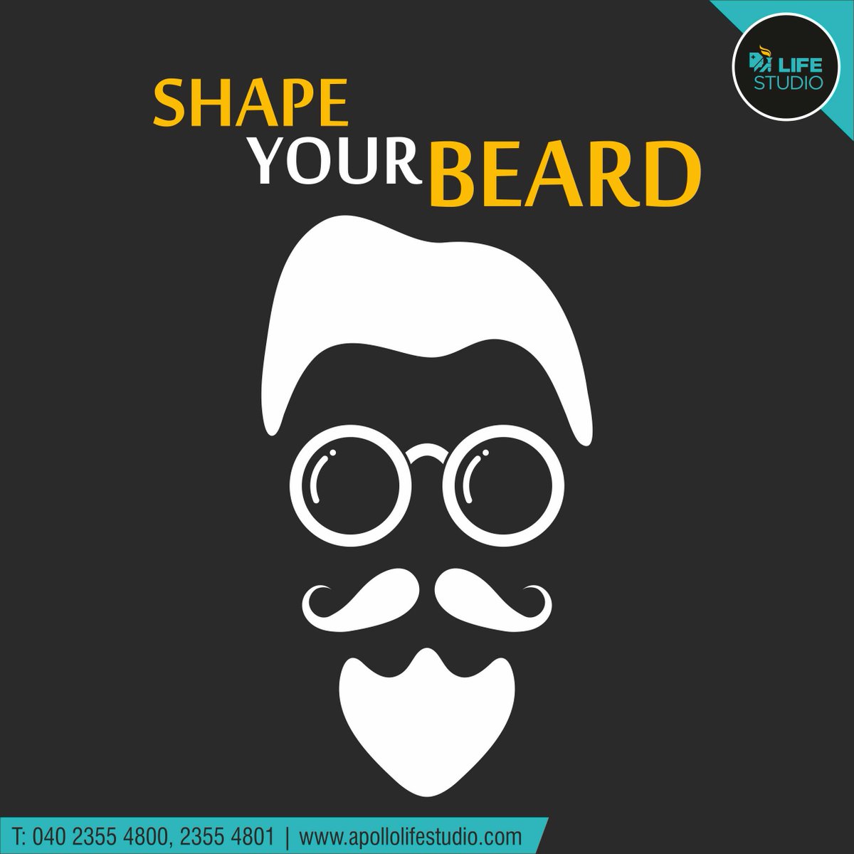Apollo_LStudio's tweet photo. Love your beard? Get the perfect shape and style by our experts
Book ur appointment
π040 2354800/01 23559090
#beardvsblade #Mensfashion https://t.co/FdvoZTwvnq