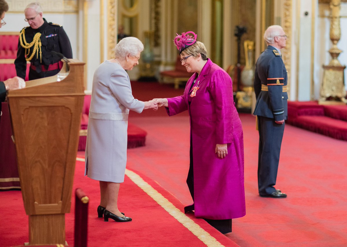 This week I have... been to Buckingham Palace, met the Queen, come home with an #OBE!
#NewYearsHonours #LongLiveOurGraciousQueen