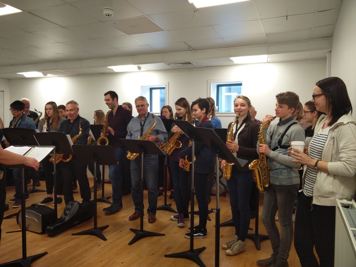 SES_Music's tweet image. Plenty of inspirational saxophonists to learn from. What a great experience for our players