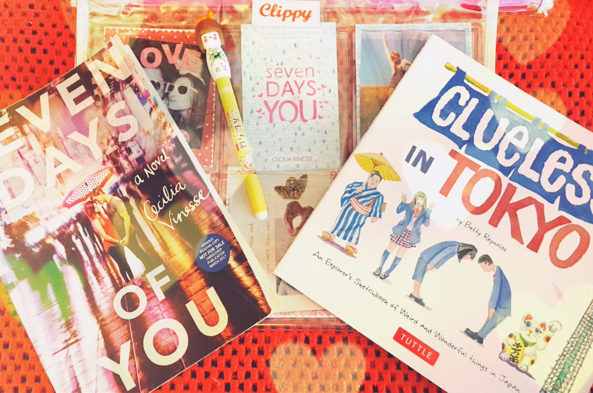 hapgoodness's tweet image. #giveaway! RT this and follow @cookieplease by midnight 17th March to win a SIGNED US ARC of Seven Days of You, UK #7doy swag &amp;amp; more. Intl!