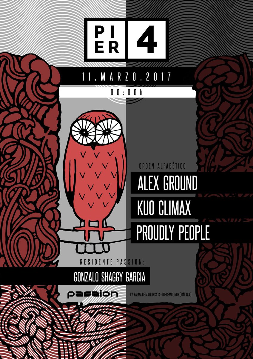 Tan solo quedan 2 días... <a href="/Pier4music/">Pier 4</a> en <a href="/passiondisco/">PASSION DISCO</a> 
Entradas anticipadas a 15€ disponibles en nuestra oficina
+info: 633 100 963