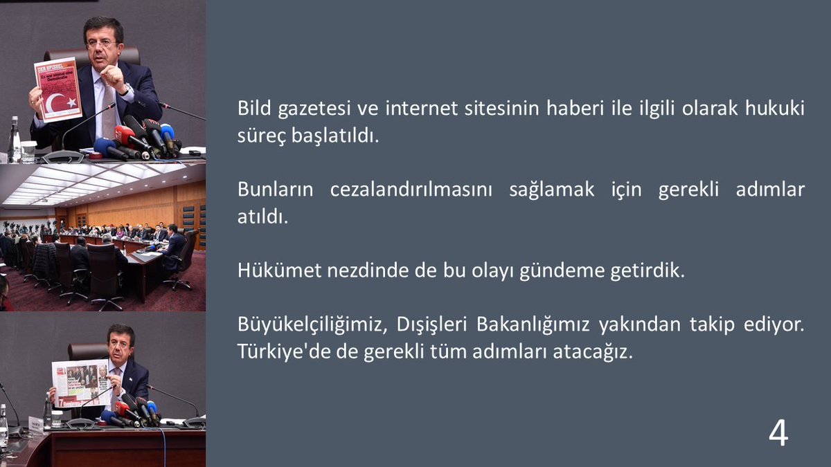 Bild gazetesi ve internet sitesinin haberi ile ilgili olarak hukuki süreç başlatıldı.