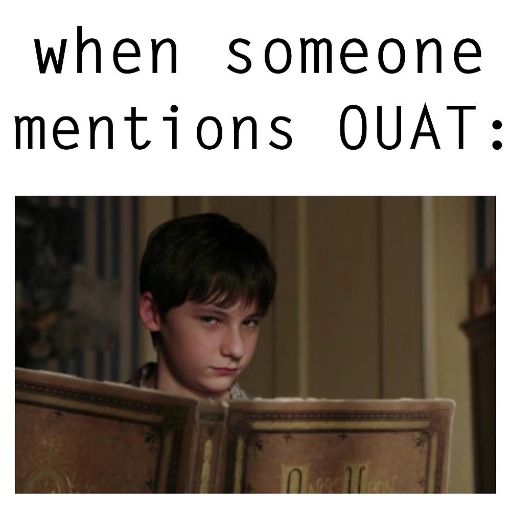 OUATlaughs's tweet image. Those first few words that will make you decide if the person is your friend or enemy...