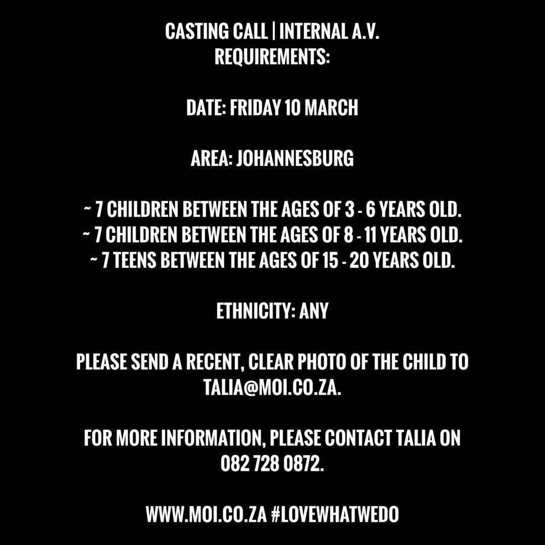 kkeketso's tweet photo. #CastingCalling @ministrySA https://t.co/xOE9Be0QcE