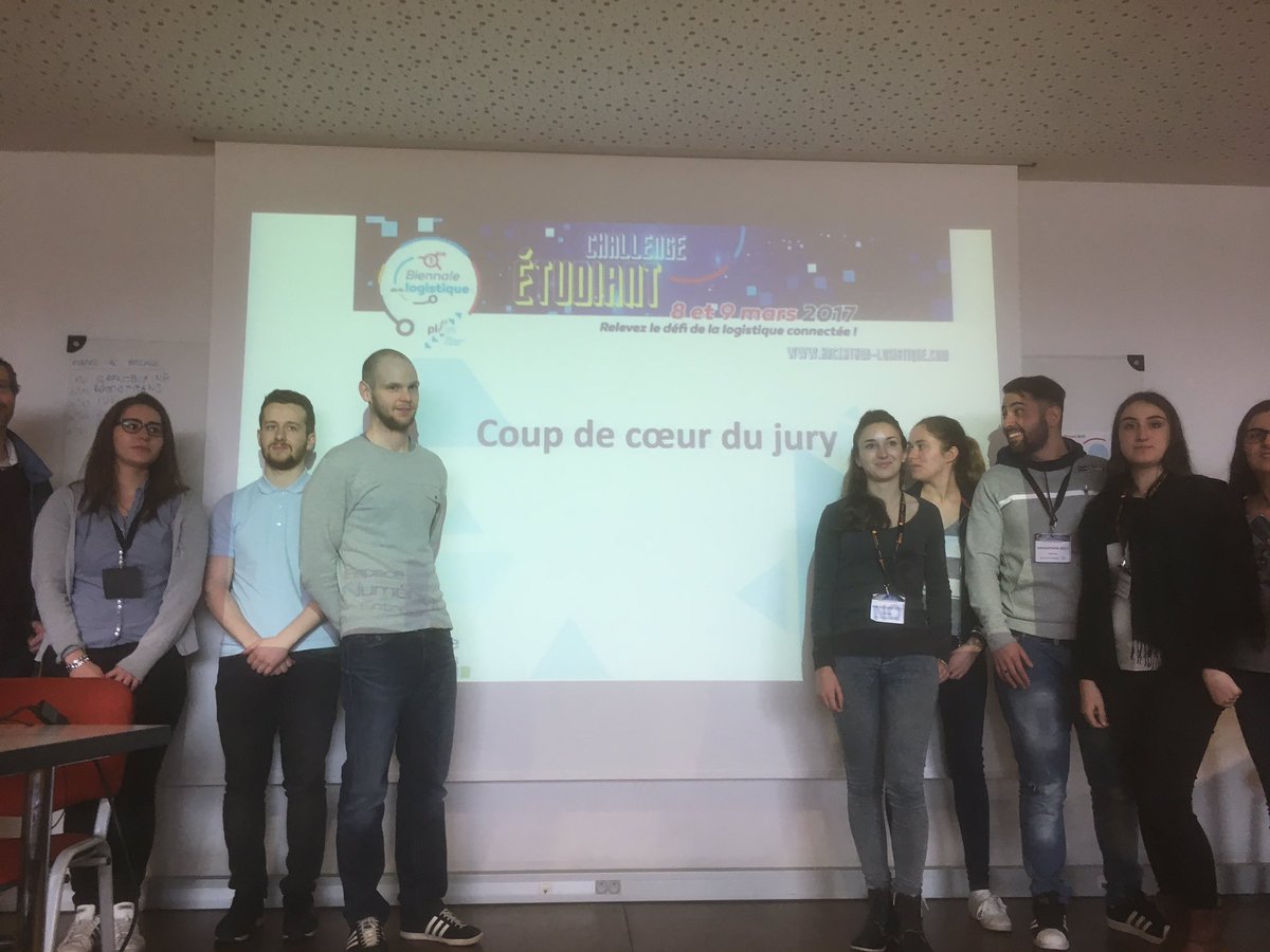 denischatain's tweet photo. Le coup de cœur du jury équipe IUT au #hackathon #logistique @PilesLogistique @ENE_69 https://t.co/melYtaMRQn