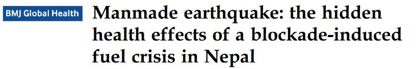 Are we #AWAKE yet? #WakeUp #Nepal !! Learning from #History ? #StopTheFight #Disaster over or Is there more coming gh.bmj.com/content/1/2/e0…