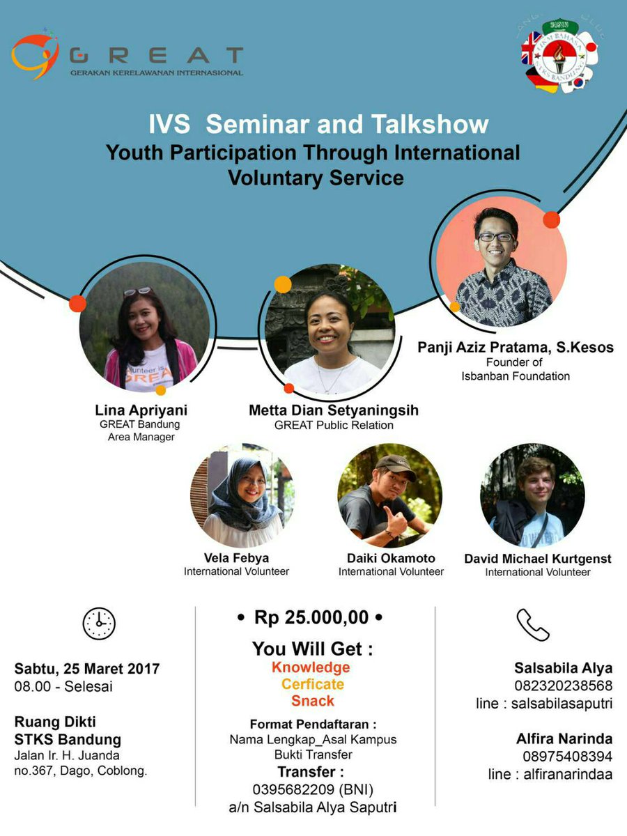 Lets join "Youth Participation Through International Voluntary Service" for info check m.facebook.com/story.php?stor…