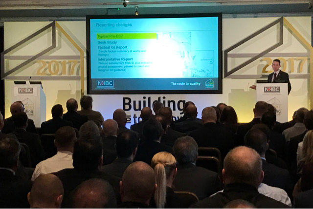 NHBC's tweet photo. A full-house for today’s #NHBCBFT at Haydock, great line-up of speakers &amp; exhibitors, covering NHBC Standards, product testing &amp; lots more https://t.co/P3y5DJGntg