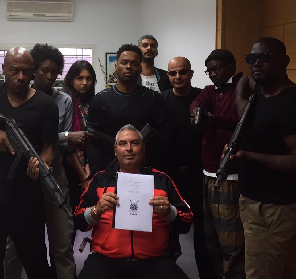 LFCamerounais's tweet photo. ON SET : le tournage de la série "Forces Spéciales Africaines" réalisé par Ahed Bensouda a débuté ce matin à Rabat au Maroc ! https://t.co/pBWm84rkz0