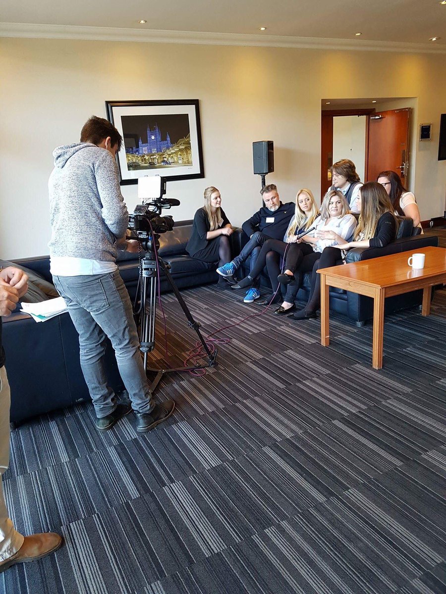 My beautiful lot from <a href="/GlenbourneUnit/">The Glenbourne Unit</a> <a href="/livewellsw/">Livewell Southwest</a> speaking about what QI &amp; <a href="/IQMentalHealth/">MH Collaborative</a> means to them #proudmatron
