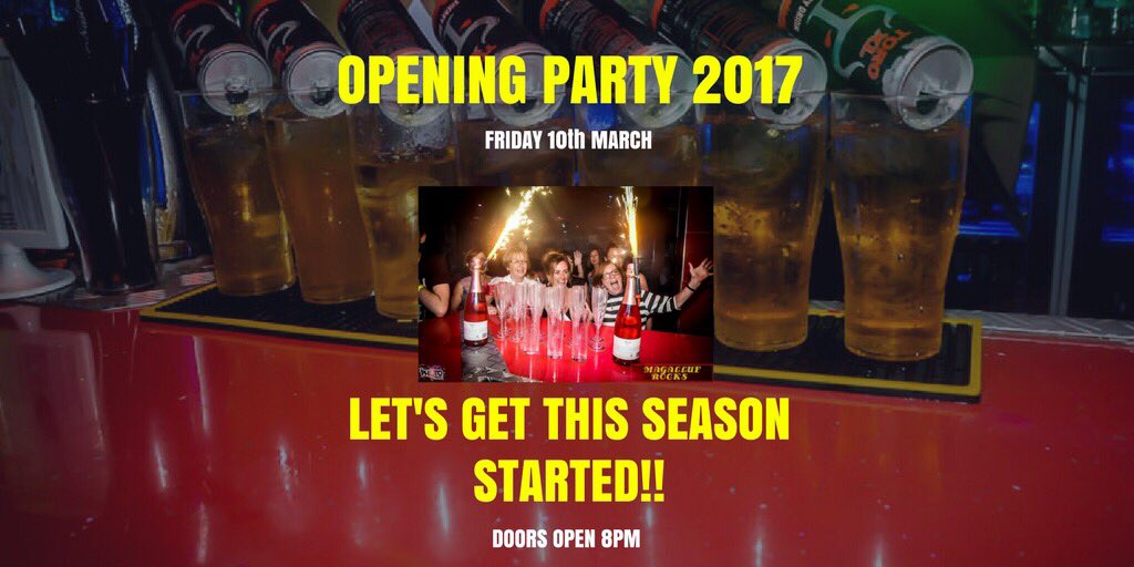🎉🎉We've had enough of waiting for winter to end now, it's time to throw open the doors on another season!! #magaluf #magalluf #maga2017